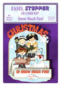 Easel Stepper 3D Card Kit - Snow Much Fun!