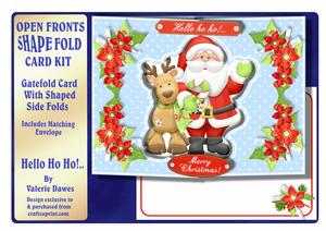 Open Fronts Shape-fold Card Kit - Hello Ho Ho! -