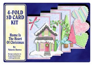4-fold Card Kit - Home is the Heart of Christmas