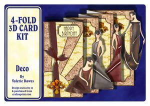 4-fold Card Kit - Deco