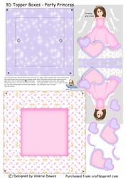 3D Topper Boxes - Party Princess