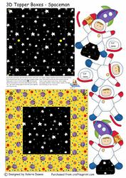 3D Topper Boxes - Spaceman