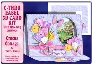 C-thru Easel 3D Card Kit - Crocus Cottage