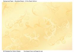 Background Paper - Woodland Roses - C-thru Easel Add-on