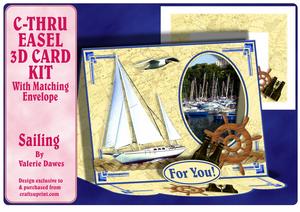 C-thru Easel 3D Card Kit - Sailing