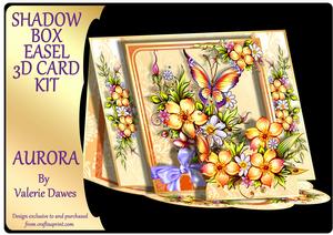 Shadow Box Easel Card Kits - Aurora