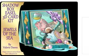 Shadow Box Easel Card Kits - Jewels of the Sea