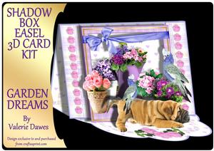 Shadow Box Easel Card Kits - Garden Dreams