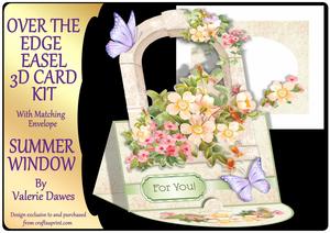 Over the Edge Easel Card Kit - Summer Window