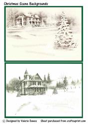 Christmas Scene Backgrounds