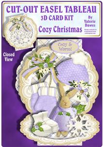 Cut-out Easel Tableau - Cozy Christmas