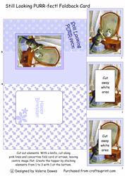 Still Looking Purr-fect! Foldback Card