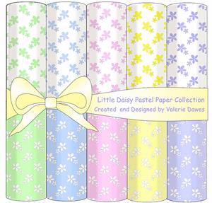 Little Daisy Backing Paper Kit