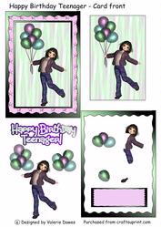 Happy Birthday Teenager - Card Front