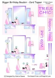 Bigger Birthday Boudoir Topper