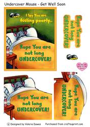 Undercover Mouse - Get Well Soon
