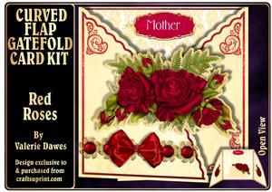 Curved Flap Gatefold Kit - Red Roses