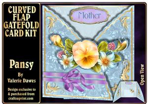 Curved Flap Gatefold Kit - Pansy