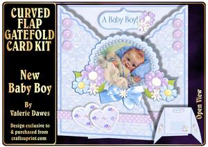 Curved Flap Gatefold Kit - New Baby Boy
