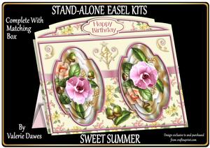 Stand-alone Easel Card Kit - Sweet Summer