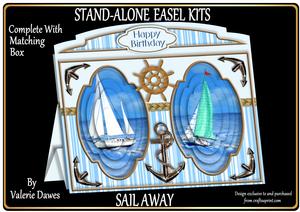 Stand-alone Easel Card Kit - Sail Away