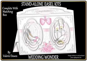 Stand-alone Easel Card Kit - Wedding Wonder