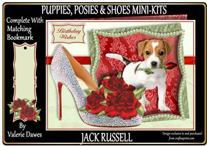 Puppies, Posies & Shoes Mini-kit - Jack Russell