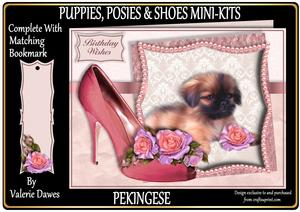 Puppies, Posies & Shoes Mini-kit - Pekingese