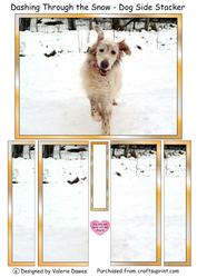 Dashing Through the Snow - Dog Side Stacker