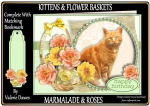 Kittens & Flowerbaskets Aperture Minikit - Marmalade & Roses