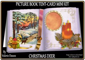 Picture Book Tent-card Mini-kit - Christmas Deer
