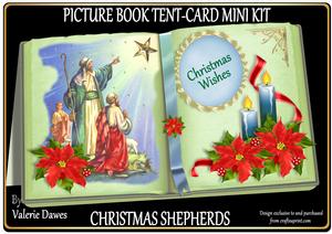 Picture Book Tent-card Mini-kit - Christmas Shepherds