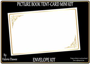 Picture Book Tent-card Mini-kit - Envelope Kit