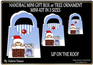 Christmas Handbags Gift-box Decoration - Up on the Roof