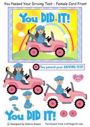You Passed Your Driving Test - Female