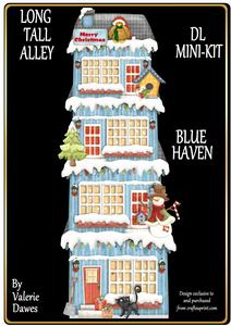 Long Tall Alley Large Dl Card Mini-kit - Blue Haven