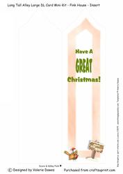 Long Tall Alley Large Dl Insert - Pink House