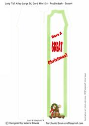 Long Tall Alley Large Dl Insert - Pebbledash
