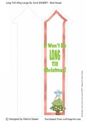 Long Tall Alley Large Dl Insert - Red House
