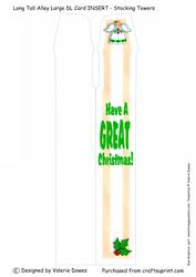 Long Tall Alley Large Dl Insert - Stocking Towers