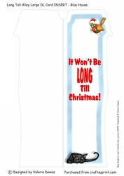 Long Tall Alley Large Dl Insert - Blue House