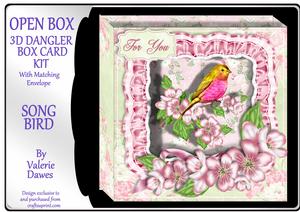 Open Box 3D Card Kit - Songbird