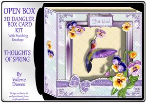 Open Box 3D Card Kit - Thoughts of Spring