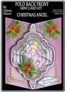 Fold Back Front Mini-kit - Christmas Angel