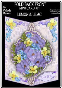 Fold Back Front Mini-kit - Lemon & Lilac
