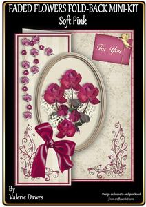 Faded Flowers Mini-kit - Rose Cerise