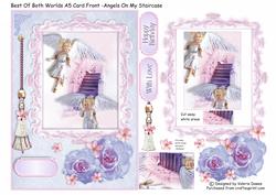 Best of Both Worlds A5 Card Front - Angels on My Staircase