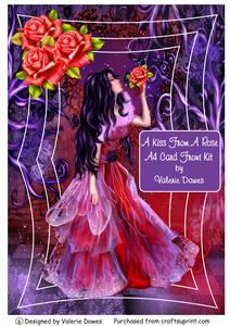 A Kiss from a Rose - A4 Card Front Kit