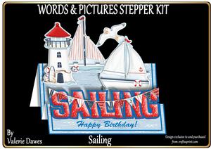 Words & Pictures Stepper Mini-kit - Sailing