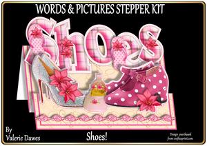 Words & Pictures Stepper Mini-kit - Shoes!